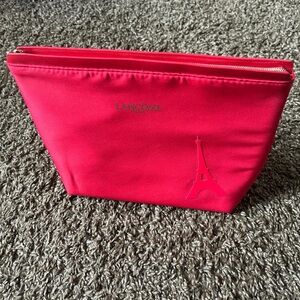 Lancome Red Cosmetic Bag